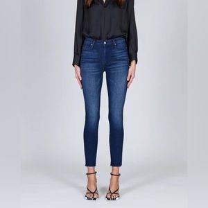 Black Orchid high rise Carmen ankle fray skinny great condition size 25